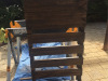 Pallet stained in black Japan